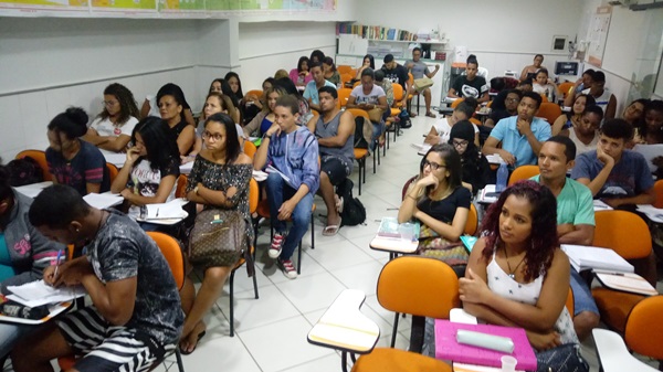 Turma Verbo 2018 em sala de aula